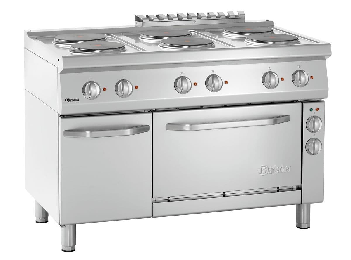 Plan de cuisson él. 700, B1200, 6PL, EBO