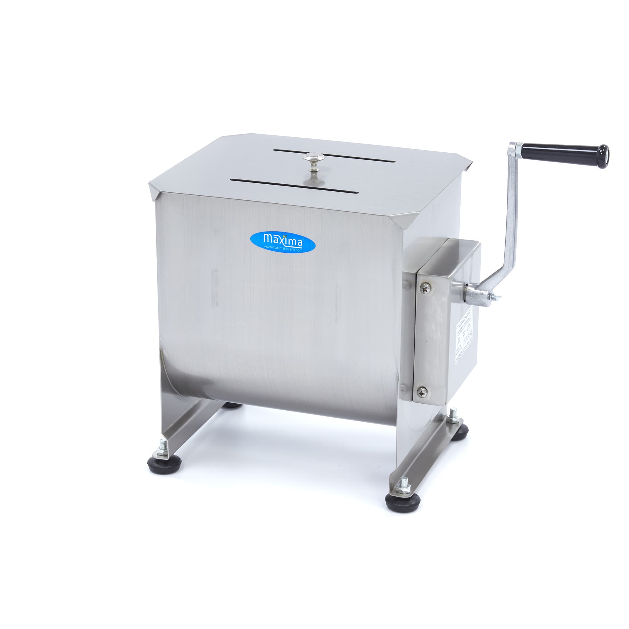 Mélangeur á viande - 20 L - 16 kg viande - axle unique - manuel