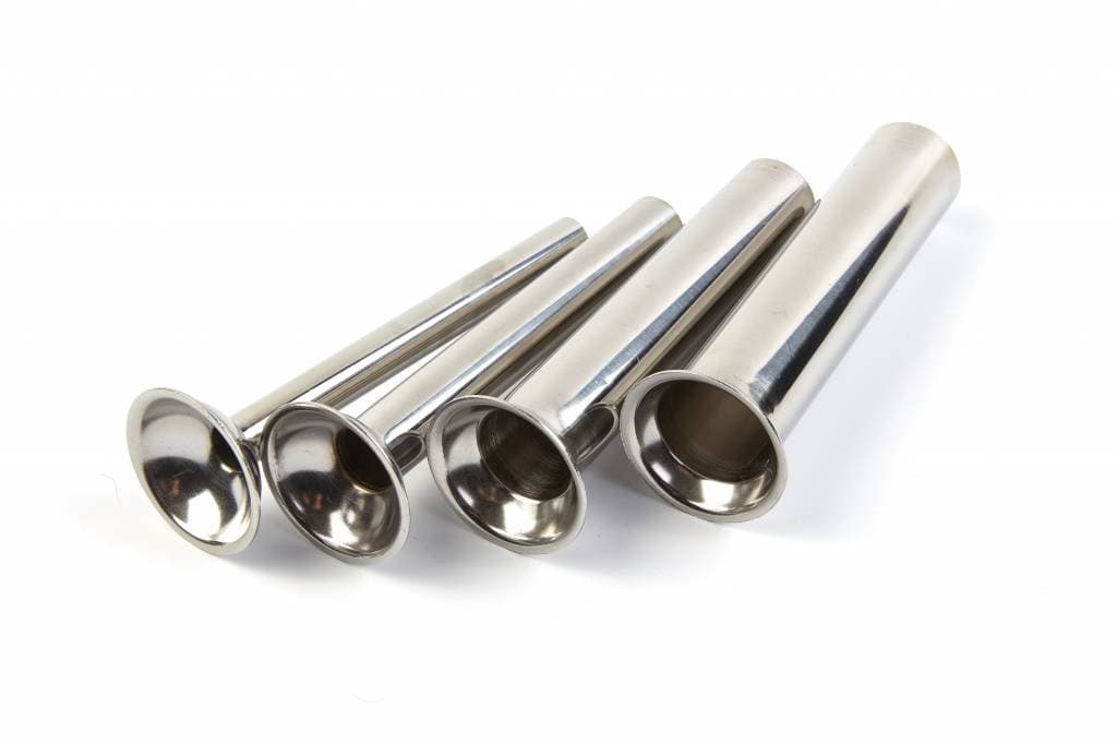 Poussoir à saucisse - Tubes de remplissage en acier inoxydable - 4 pcs