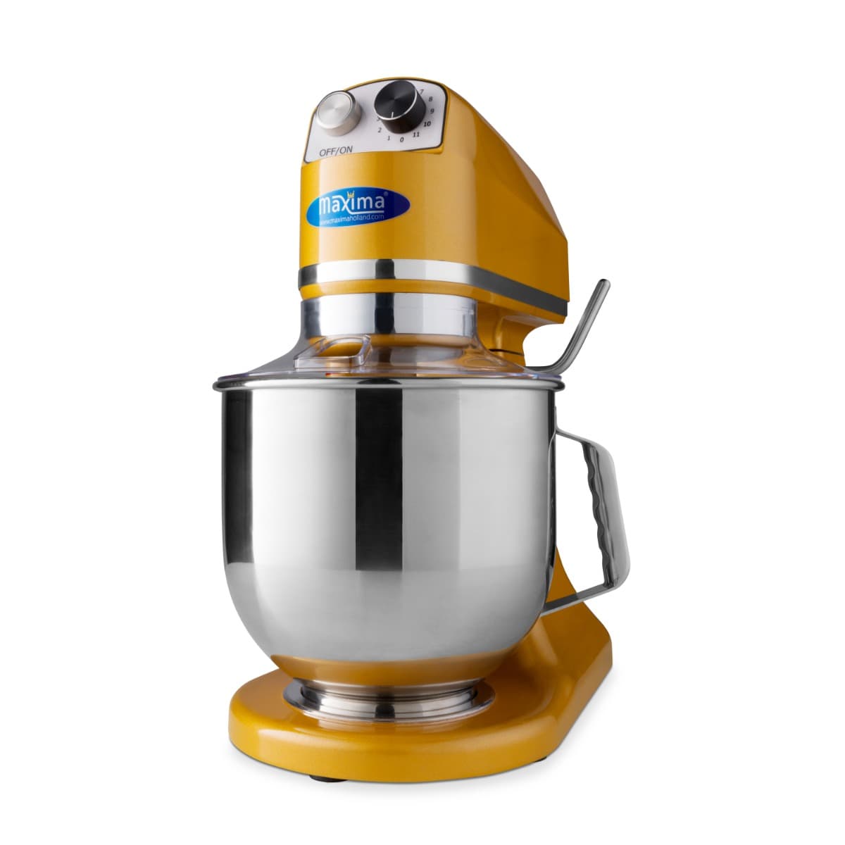 Mixer planétaire - 7 L - jusqu'à 2 kg de pâte - or