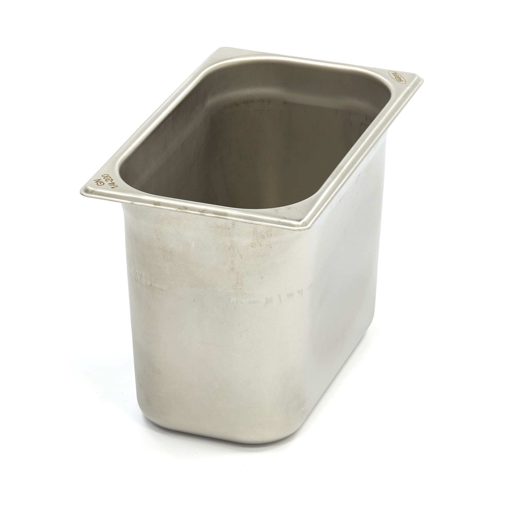 Récipient gastronorm - 1/4 GN - profondeur 20 cm - acier inoxydable