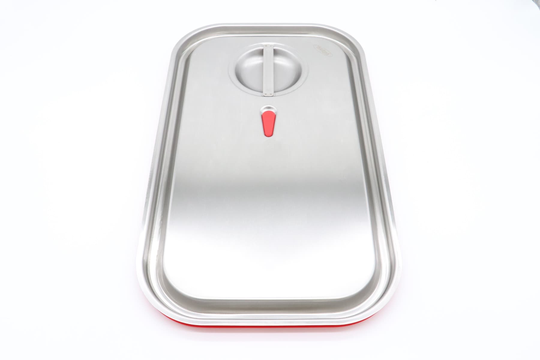 Couvercle gastronorm - 1/1 GN - acier inoxydable - joint étanche à l'air