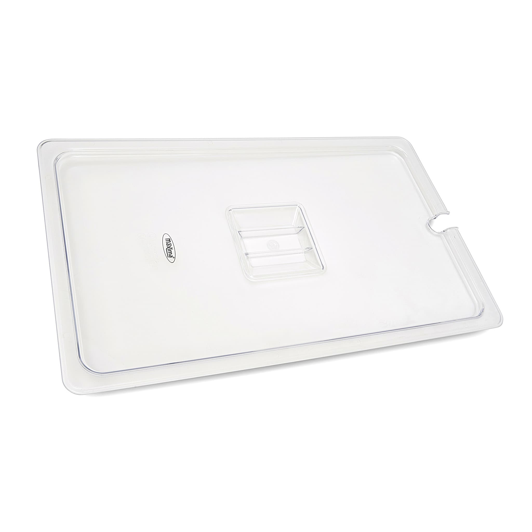 Couvercle gastronorm - 1/1 GN - polycarbonate - avec ouverture pour cuillère