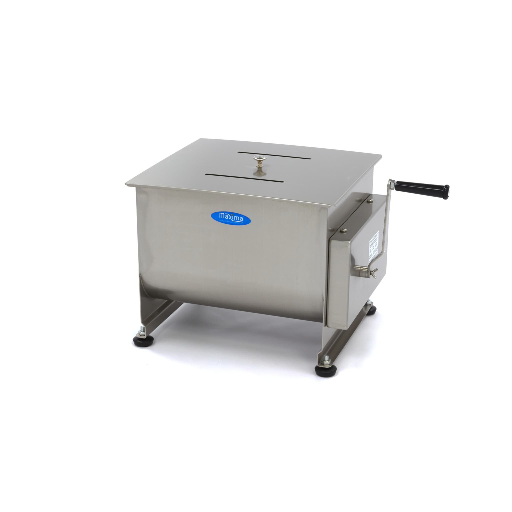 Mélangeur á viande - 30 L - 25 kg viande - axle double - manuel