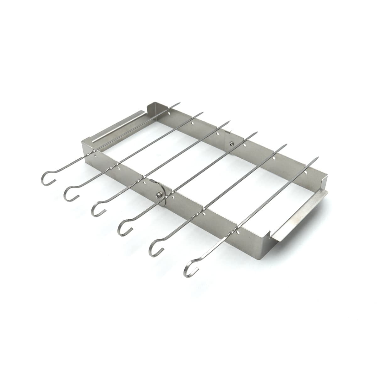 Grill Hibachi - Lot de 6 brochettes avec support