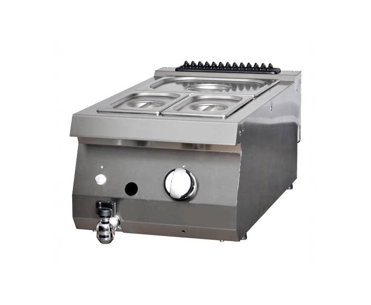 Heavy Duty bain marie - unité simple - profondeur 70 cm - gaz
