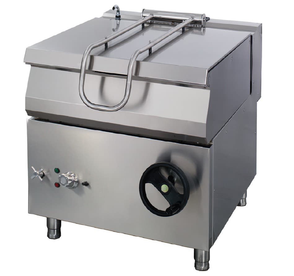 Heavy Duty bratt pan - 50 L - unité double - profondeur 70 cm - gaz