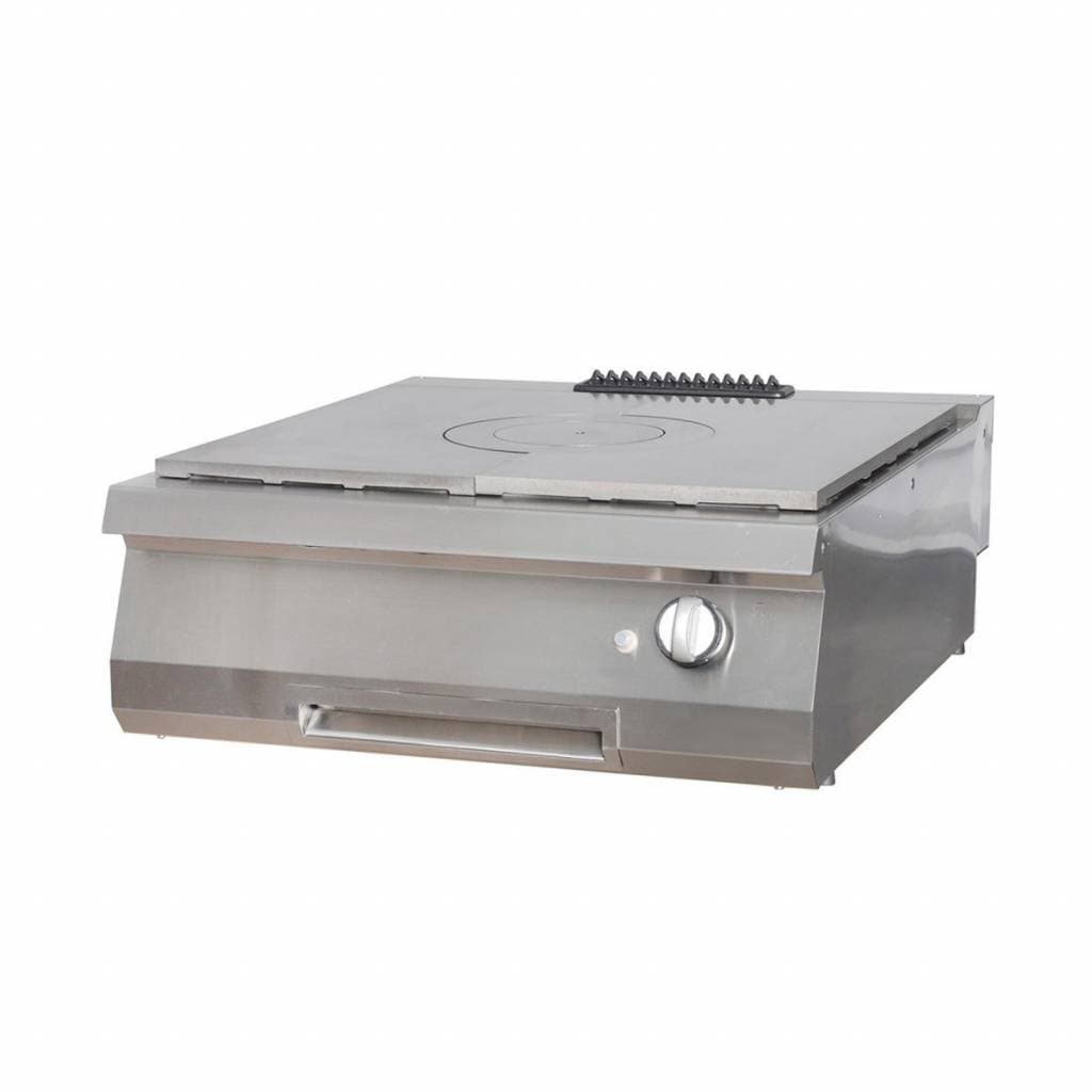 Heavy Duty plaque coup de feu - 1 brûleur - unité double - profondeur 70 cm - gaz