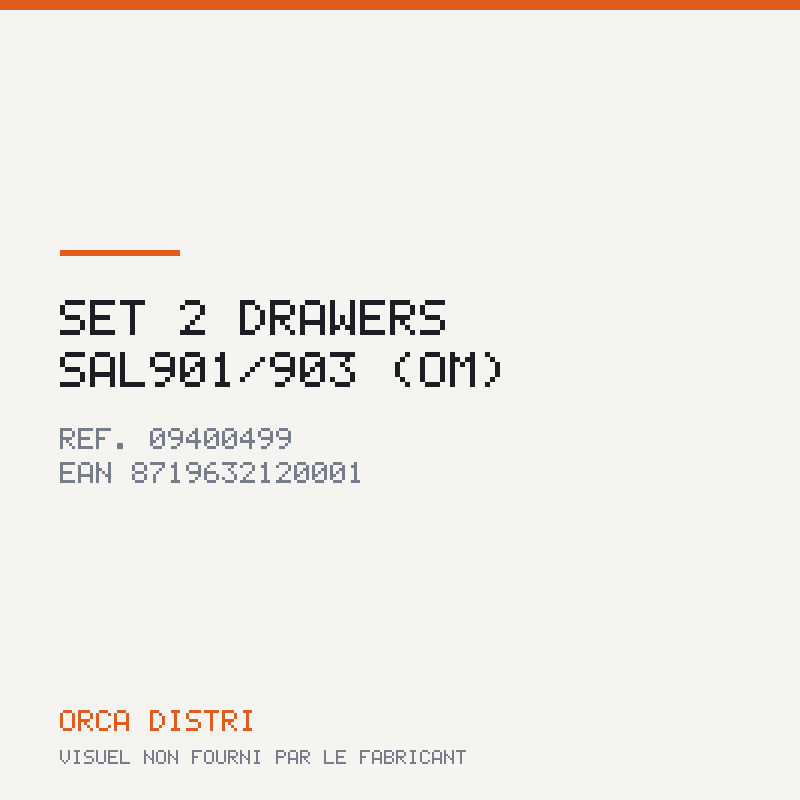 Set 2 Drawers SAL901/903 (OM)