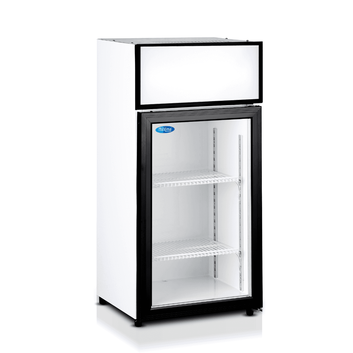 Réfrigérateur vitré à boissons - 80 L - 2 étagères réglables