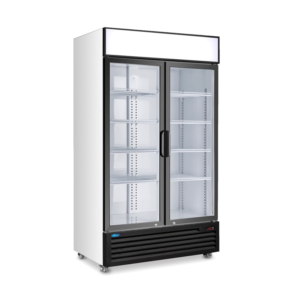 Réfrigérateur vitré à boissons - 700 L - 8 étagères réglables