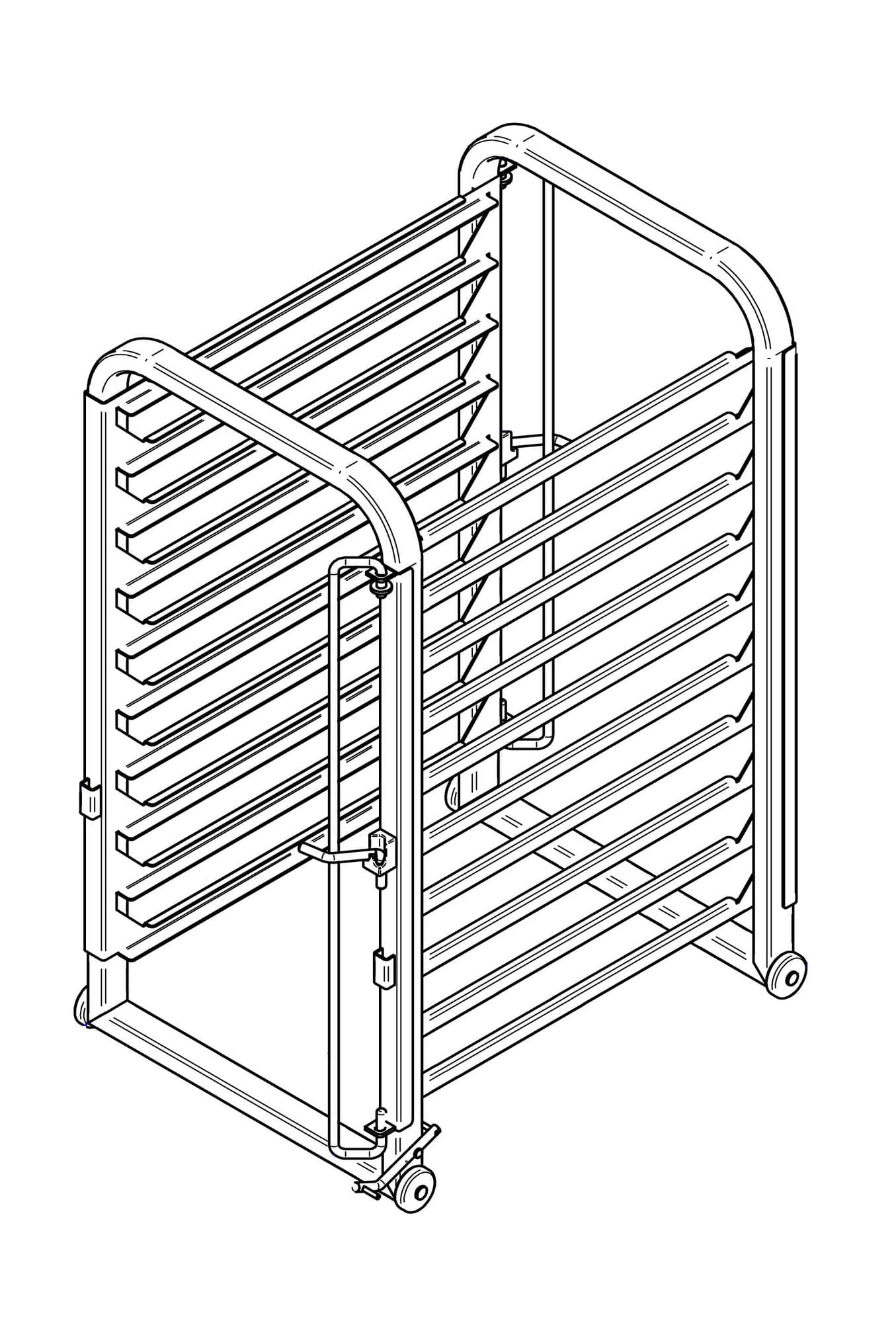 Accessoires KIT STRUCTURE PORTE PLATEAUX EB-101