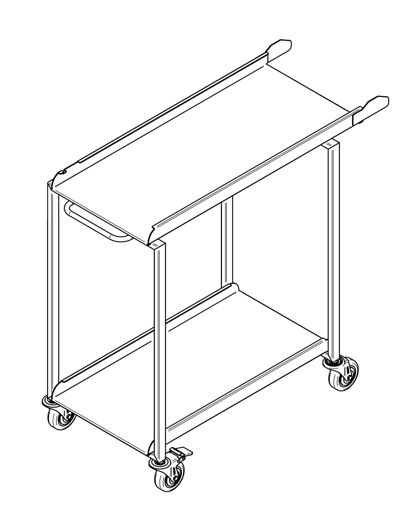 Access. chariot reglable structure CP-11-R (réf. 19013352)