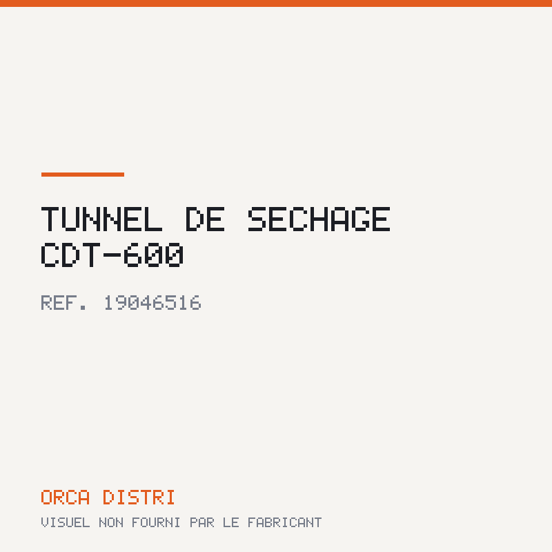 Tunnel de séchage CDT-600