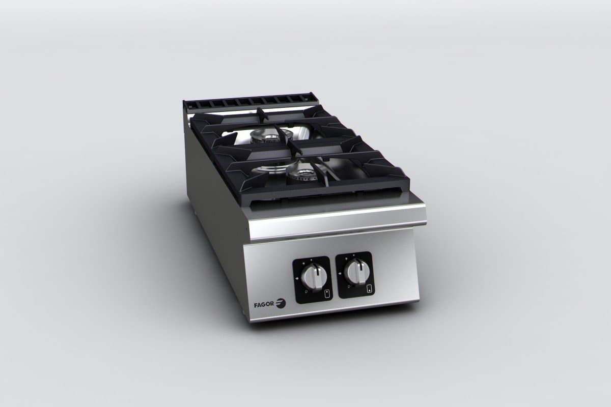 Fourneau top - 2 feux vifs C-G920 H, gaz naturel