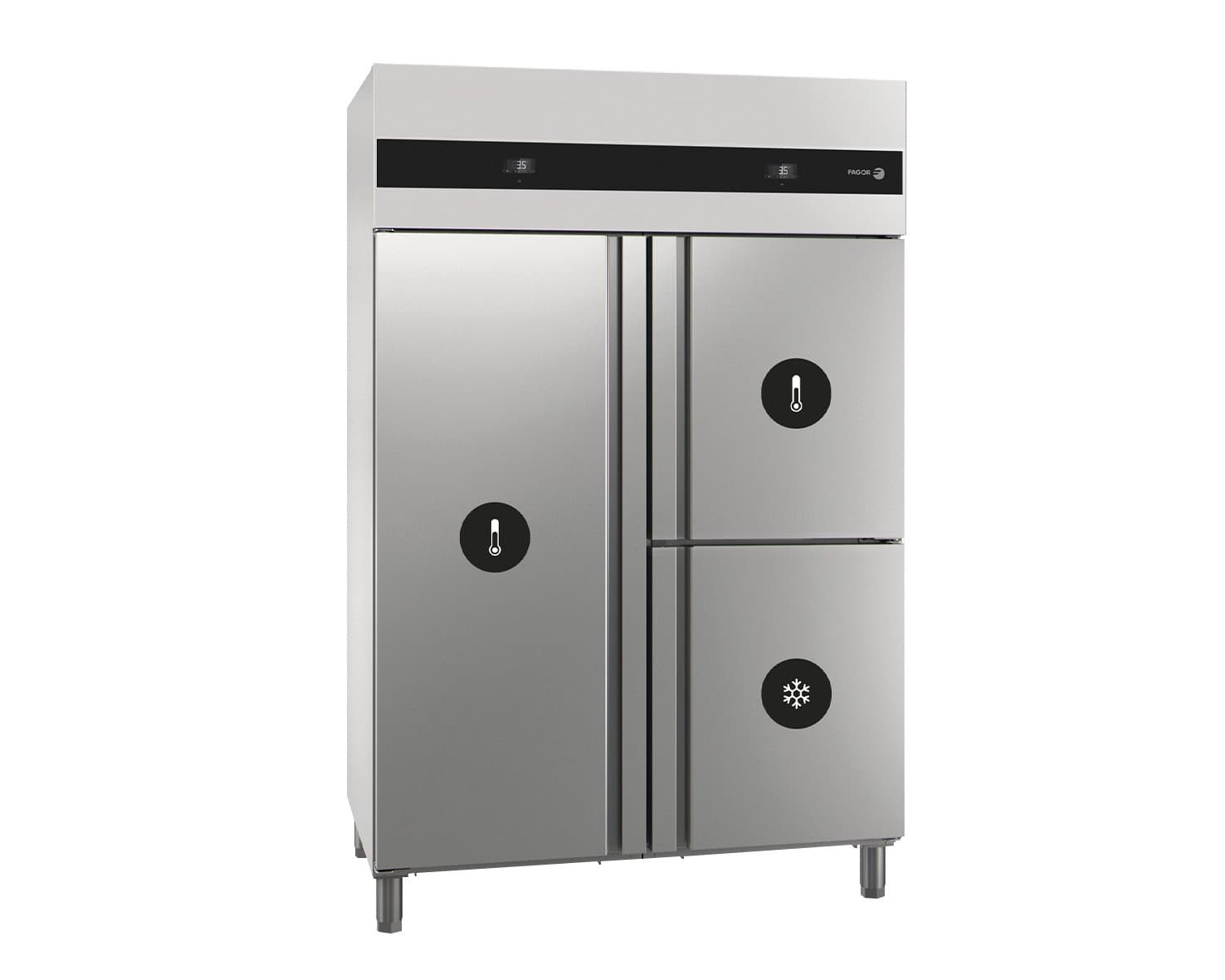 Armoire frigorifique CONCEPT Gastronorm CUD-2-3G/2