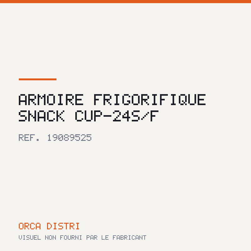 Armoire frigorifique Snack CUP-24S/F
