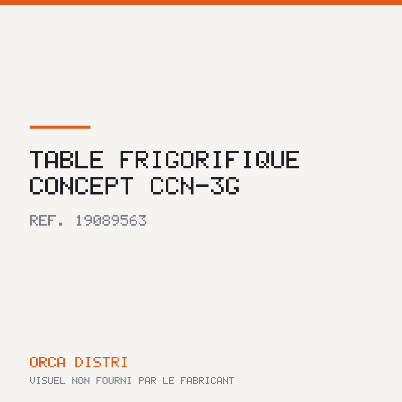 Table frigorifique CONCEPT CCN-3G