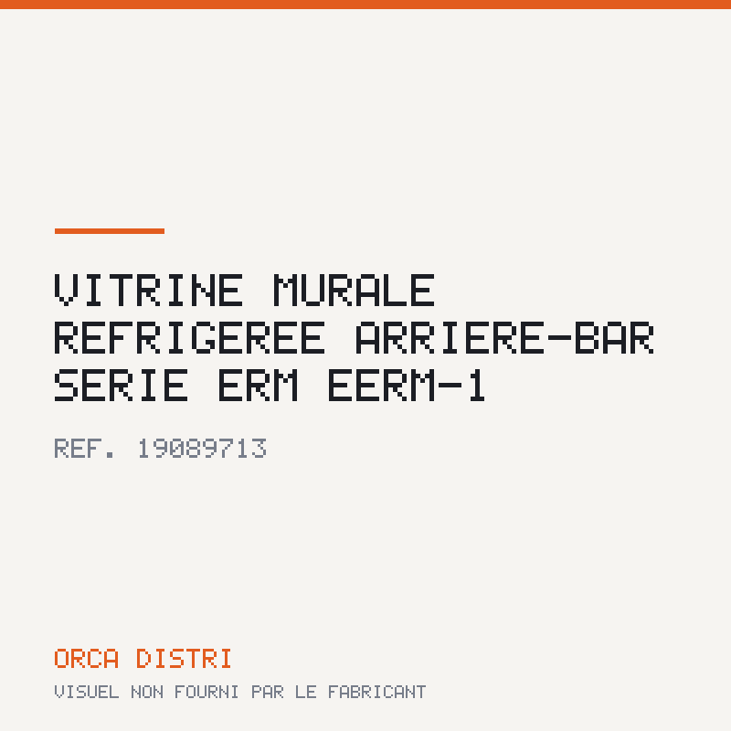 Vitrine murale réfrigérée arrière-bar série ERM EERM-1