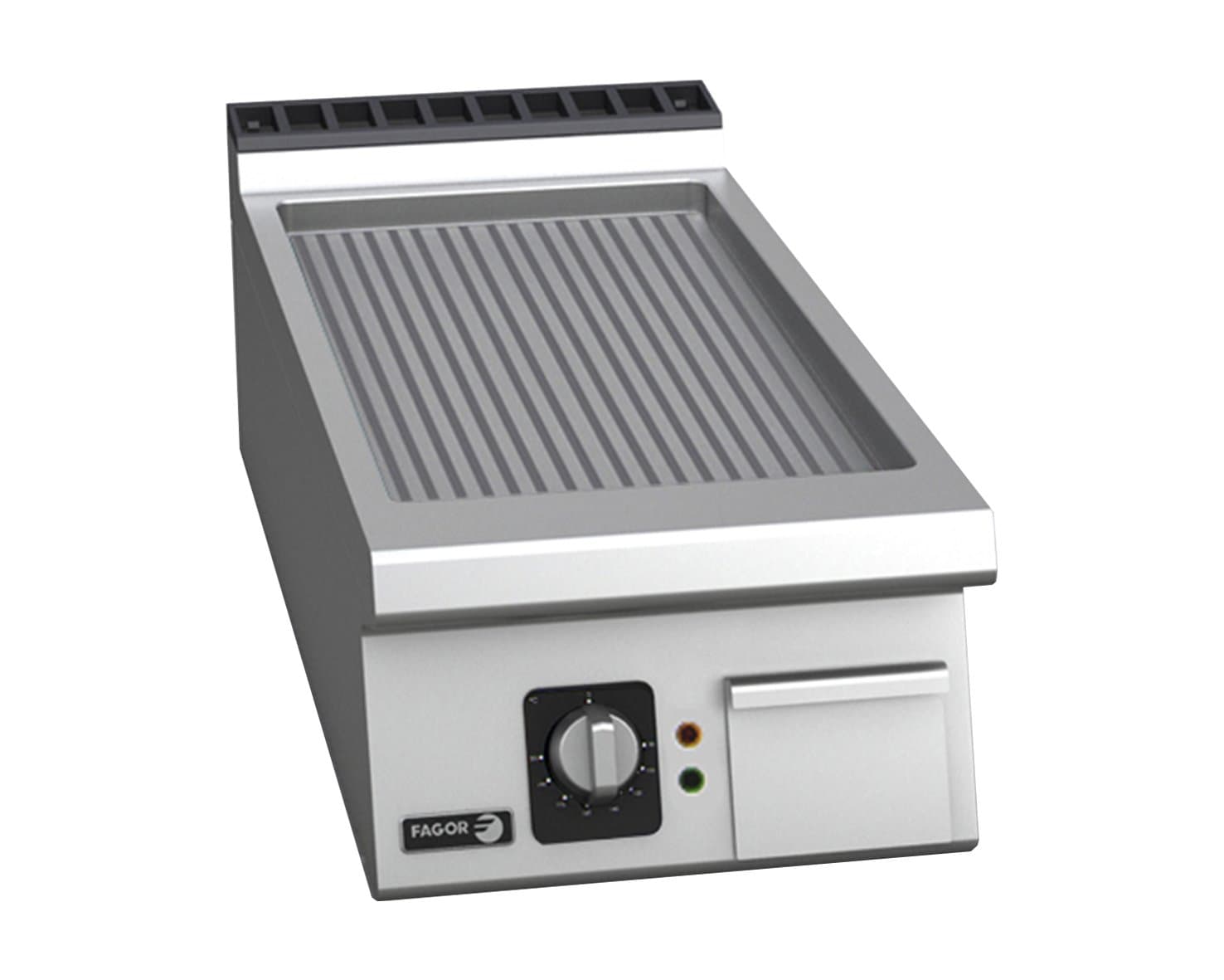 Fry-top électrique au chrome FT-E905 C R