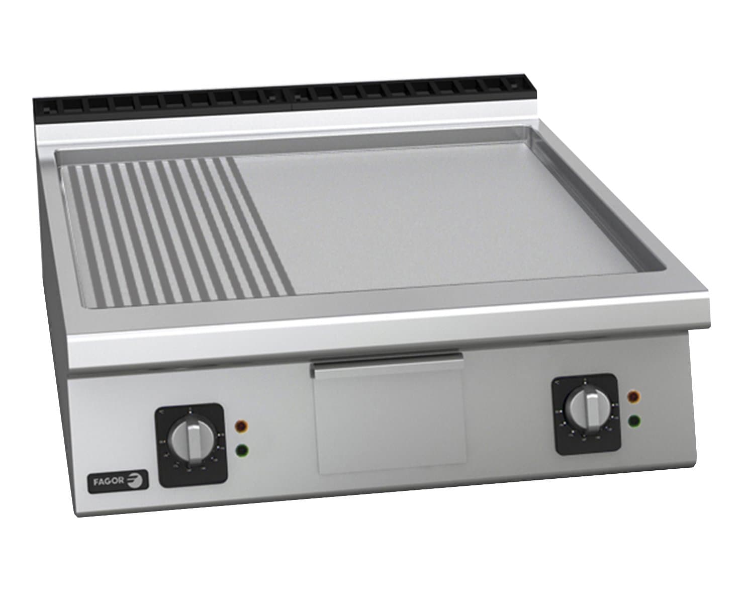 Fry-top électrique au chrome FT-E910 C LR