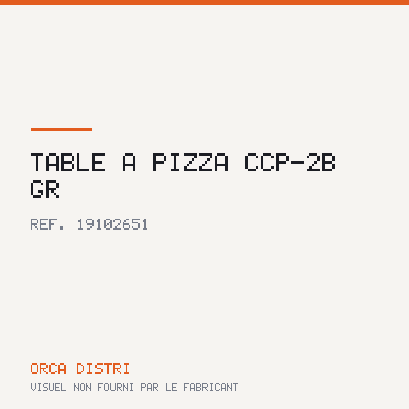 Table à pizza CCP-2B GR