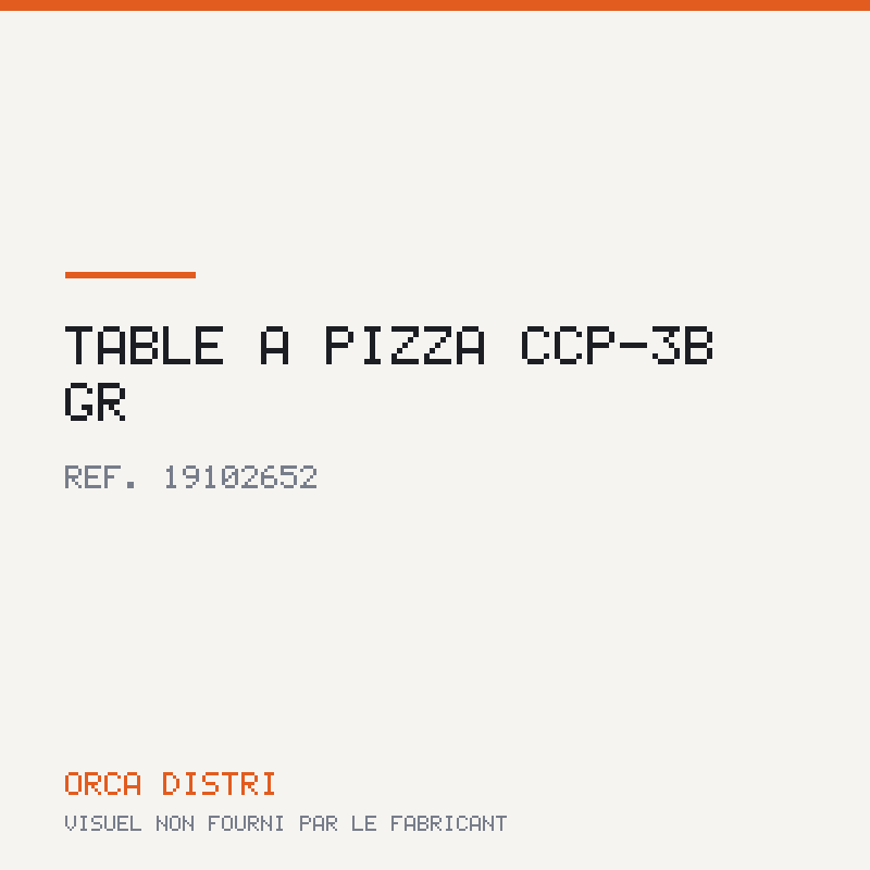 Table à pizza CCP-3B GR