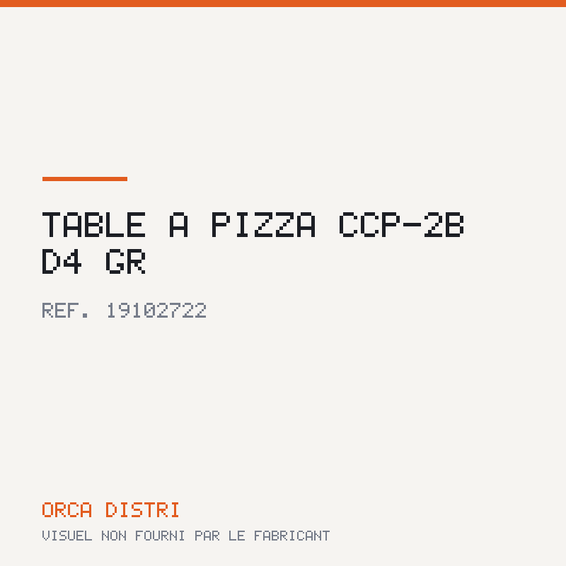 Table à pizza CCP-2B D4 GR