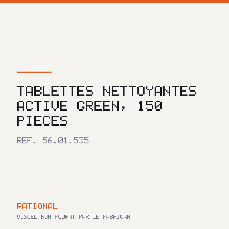 Tablettes nettoyantes Active Green, 150 pièces