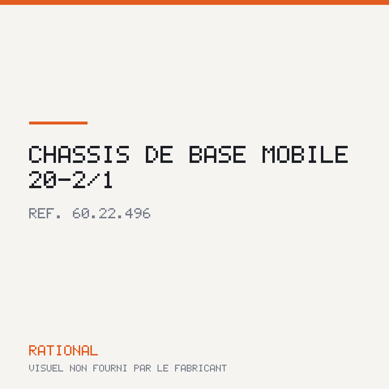 Châssis de base mobile 20-2/1
