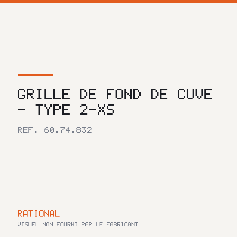 Grille de fond de cuve - Type 2-XS
