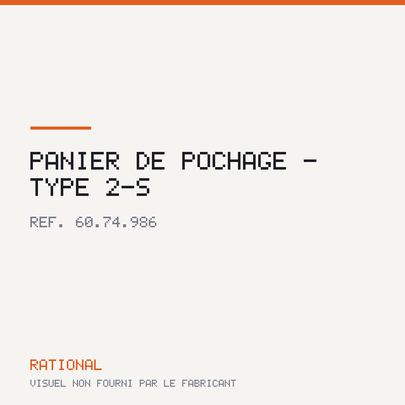 Panier de pochage - Type 2-S