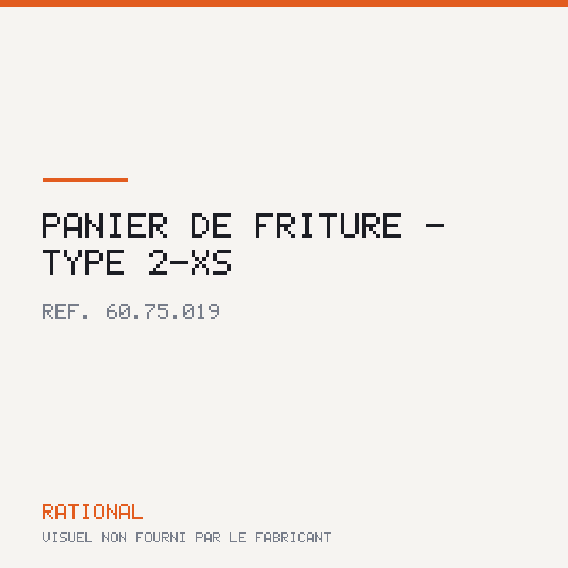 Panier de friture - Type 2-XS