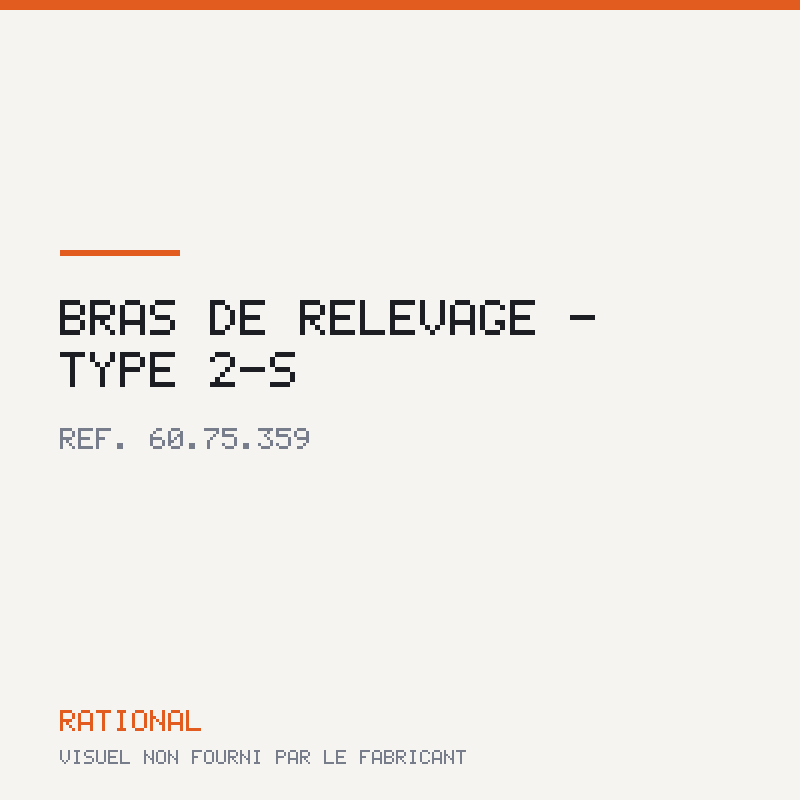 Bras de relevage - Type 2-S