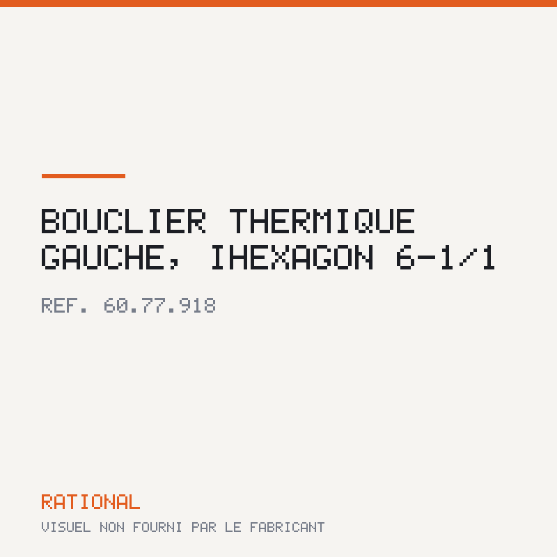 Bouclier thermique gauche, iHexagon 6-1/1