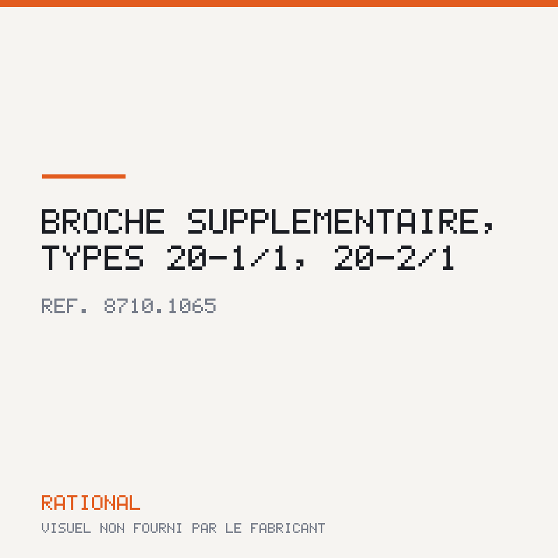 Broche supplémentaire, types 20-1/1, 20-2/1