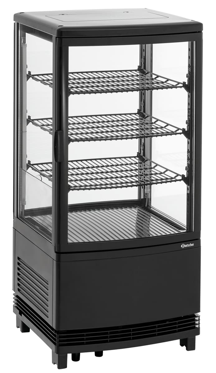 Mini vitrine réfrigérée 75L2T noir
