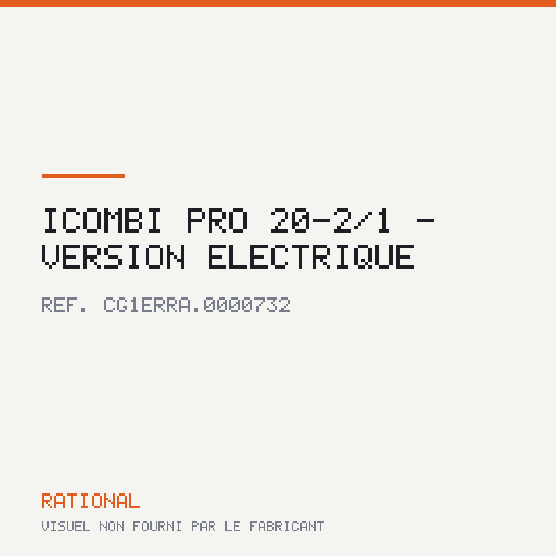 iCombi Pro 20-2/1 - version electrique