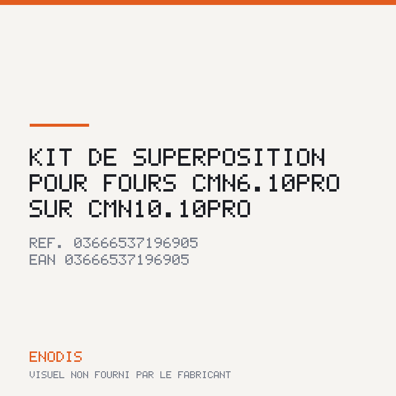 Kit de superposition pour fours CMN6.10PRO sur CMN10.10PRO