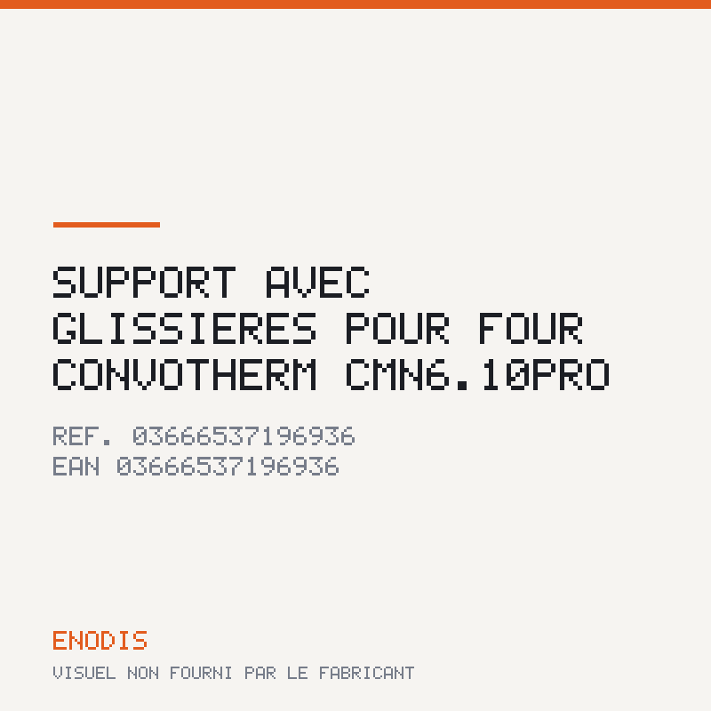 Support avec glissières pour four CONVOTHERM CMN6.10PRO