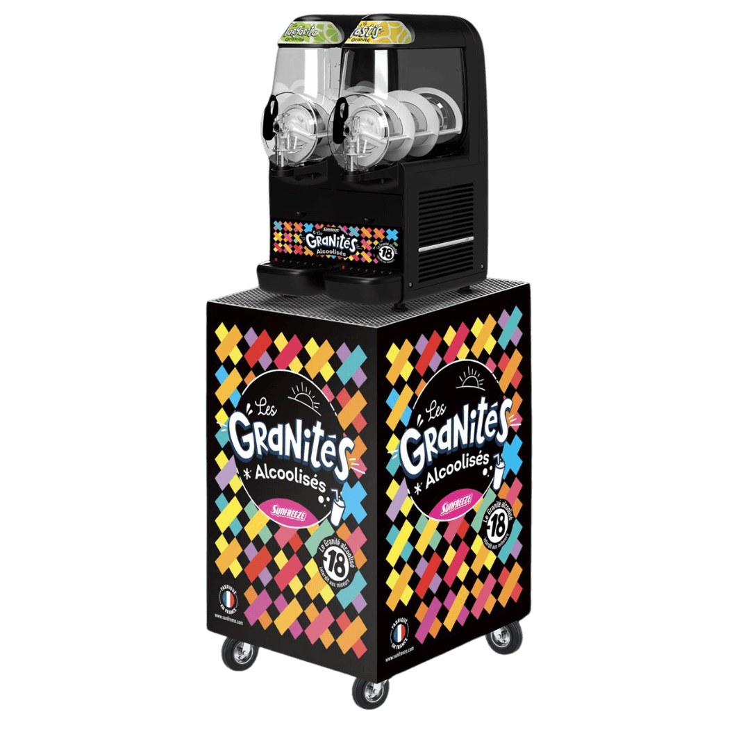 FORMULE B-FREEZY BLACK 2X10 + CHARIOT
Granités alcoolisés