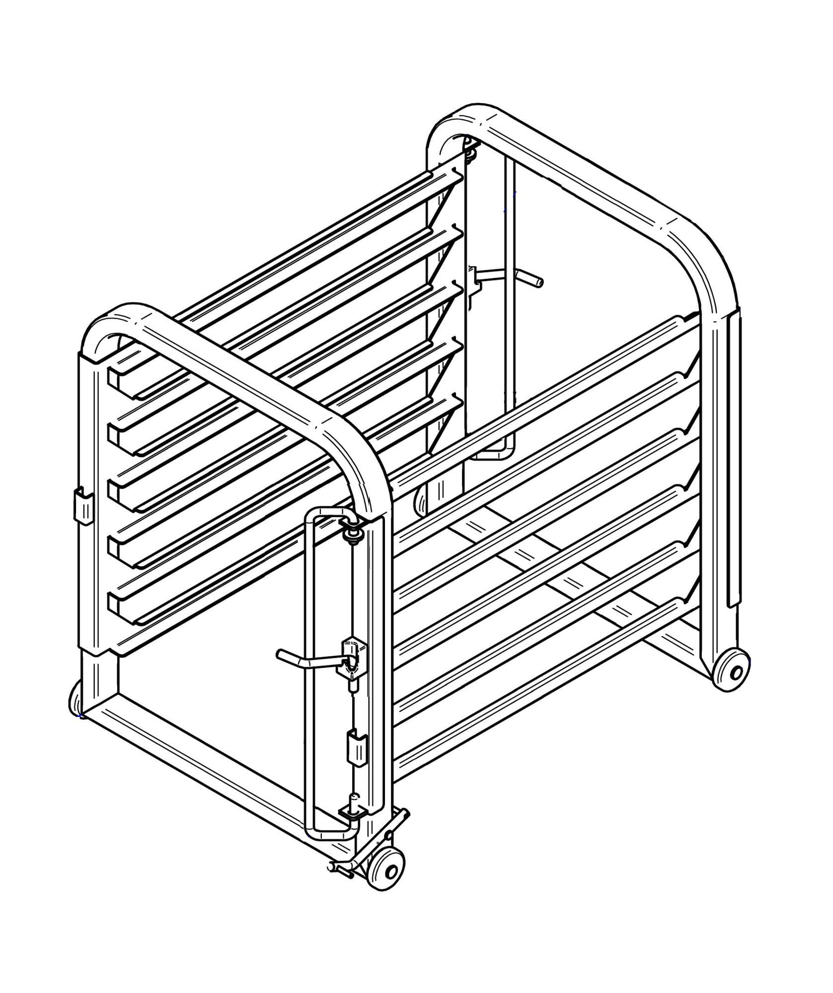 Accessoires KIT STRUCTURE PORTE PLATEAUX EB-061