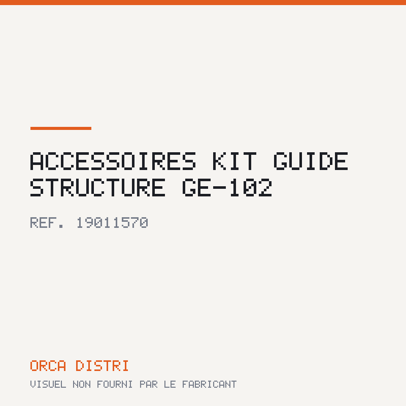 Accessoires KIT GUIDE STRUCTURE GE-102