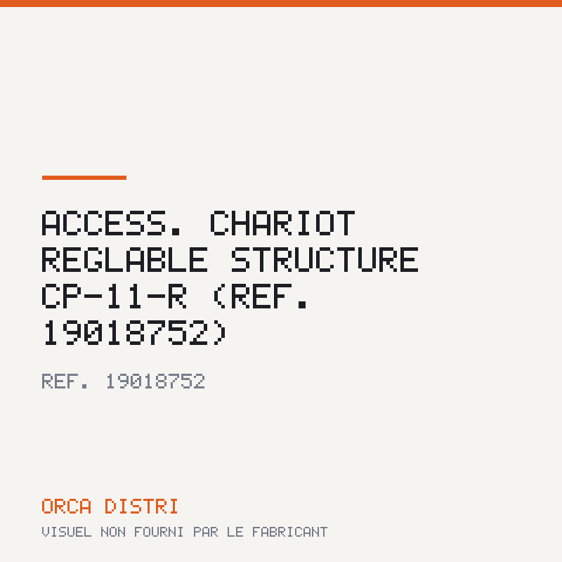 Access. chariot reglable structure CP-11-R (réf. 19018752)