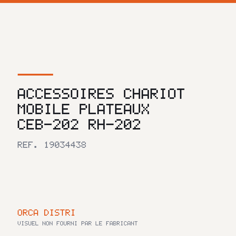 Accessoires CHARIOT MOBILE PLATEAUX CEB-202 RH-202