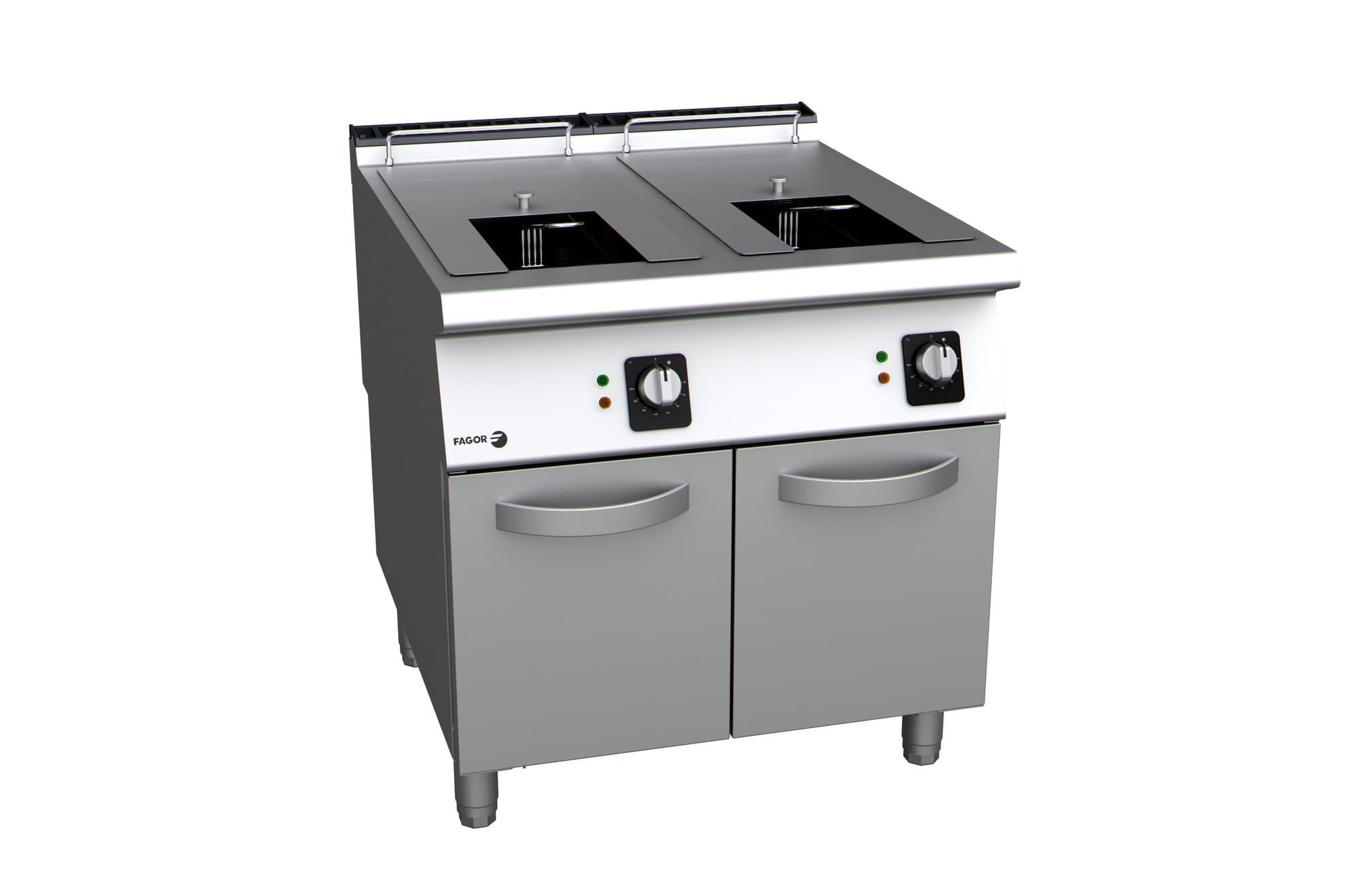 Friteuse double à gaz 21 lit F-G9221 R, butane / propane