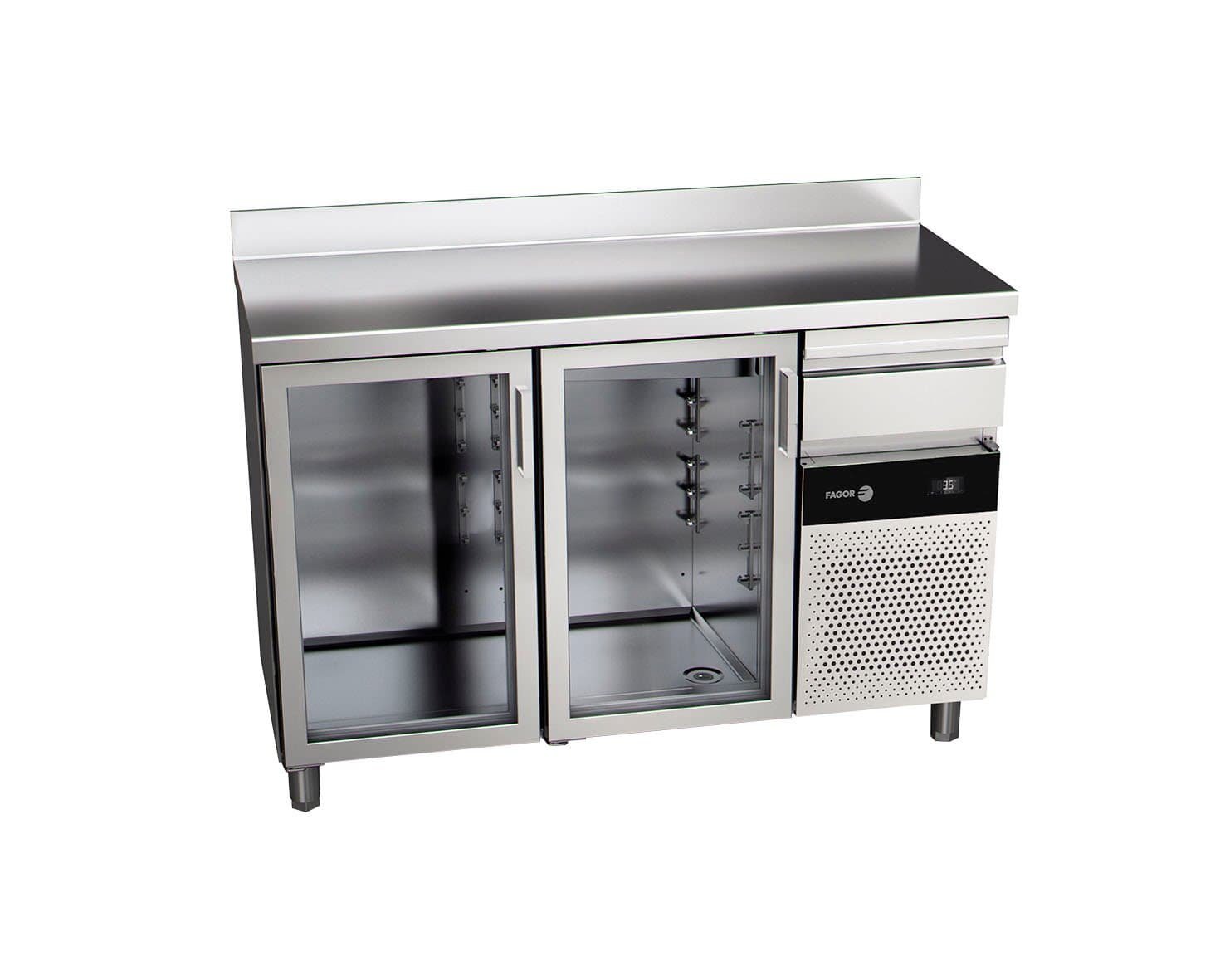 Arrière-bar de Réfrigération CBCP-2S GD