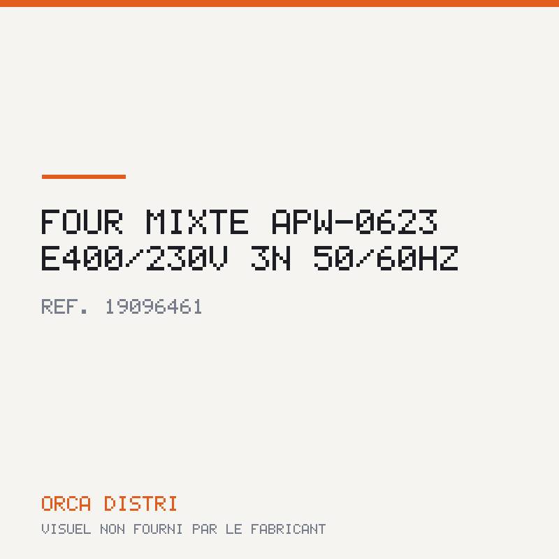 Four mixte APW-0623 E400/230V 3N 50/60Hz