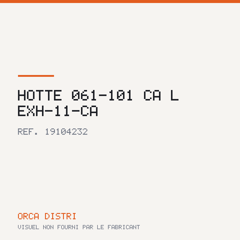 Hotte 061-101 CA L EXH-11-CA
