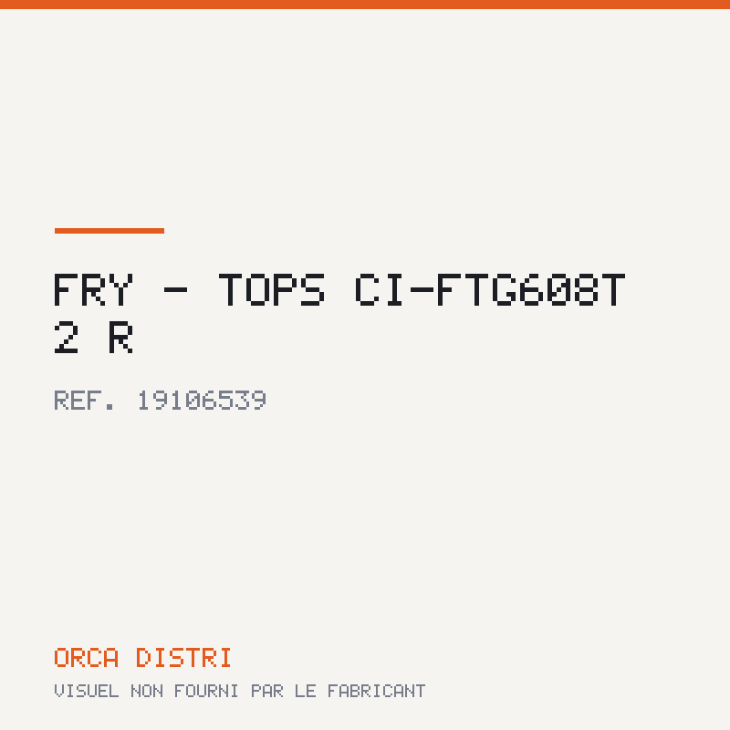 Fry - tops CI-FTG608T 2 R